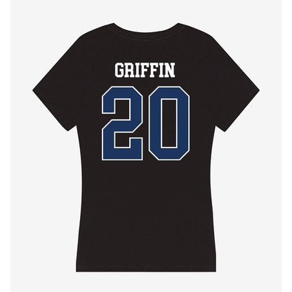 Monmouth - NCAA Men's Basketball : Zubayr Griffin - Women's V-Neck T-Shirt-1