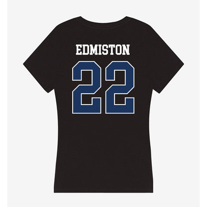 Monmouth - NCAA Men's Lacrosse : Miles Edmiston - Women's V-Neck T-Shirt-1