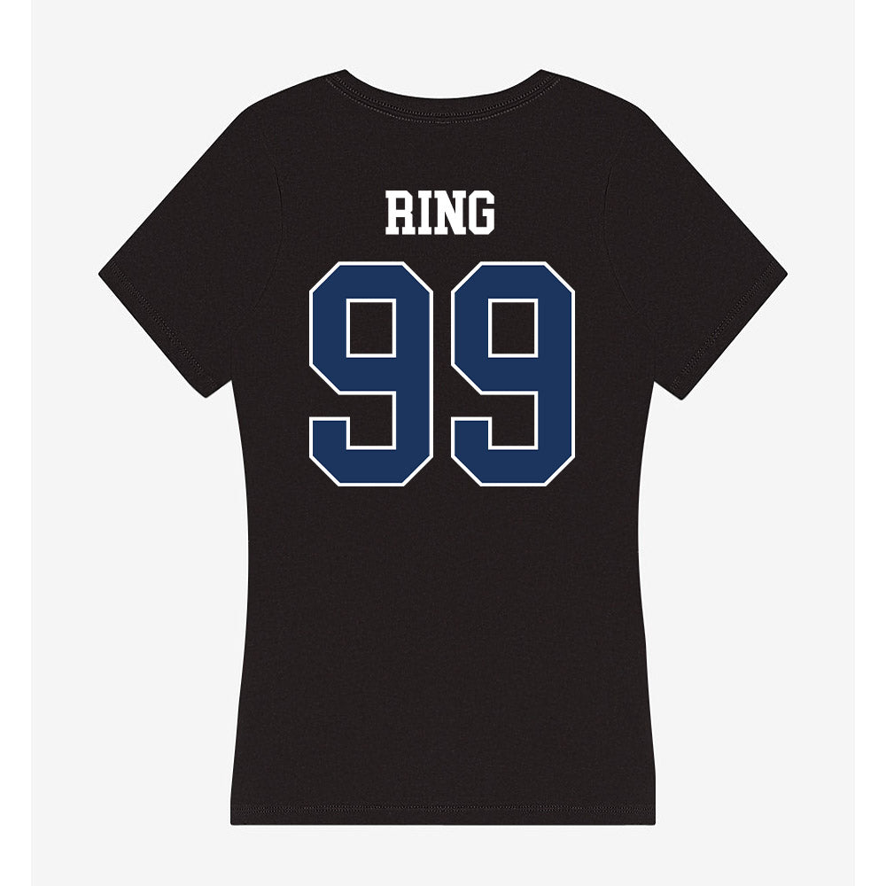 Monmouth - NCAA Men's Lacrosse : Kevin Ring - Women's V-Neck T-Shirt-1