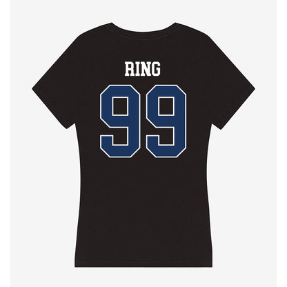 Monmouth - NCAA Men's Lacrosse : Kevin Ring - Women's V-Neck T-Shirt-1