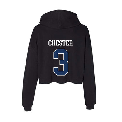 Monmouth - NCAA Men's Lacrosse : Hayden Chester - Women's Crop Fleece Hoodie-1