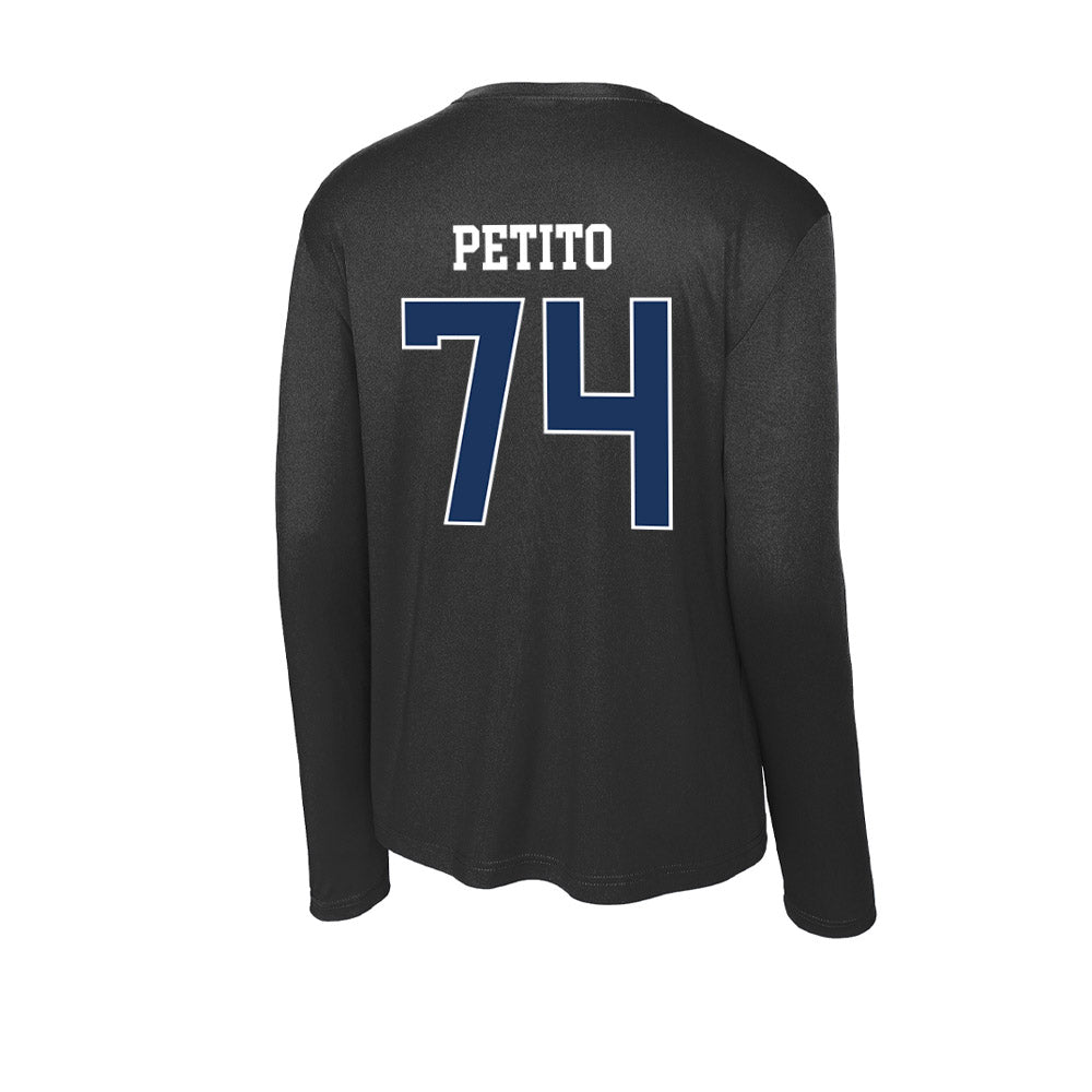 Monmouth - NCAA Football : Michael Petito - Activewear Long Sleeve T-Shirt-1