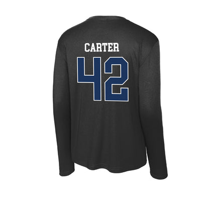 Monmouth - NCAA Football : Nolan Carter - Activewear Long Sleeve T-Shirt-1