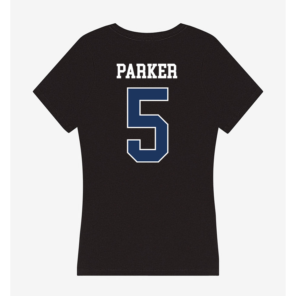 Monmouth - NCAA Men's Lacrosse : Landon Parker - Women's V-Neck T-Shirt-1