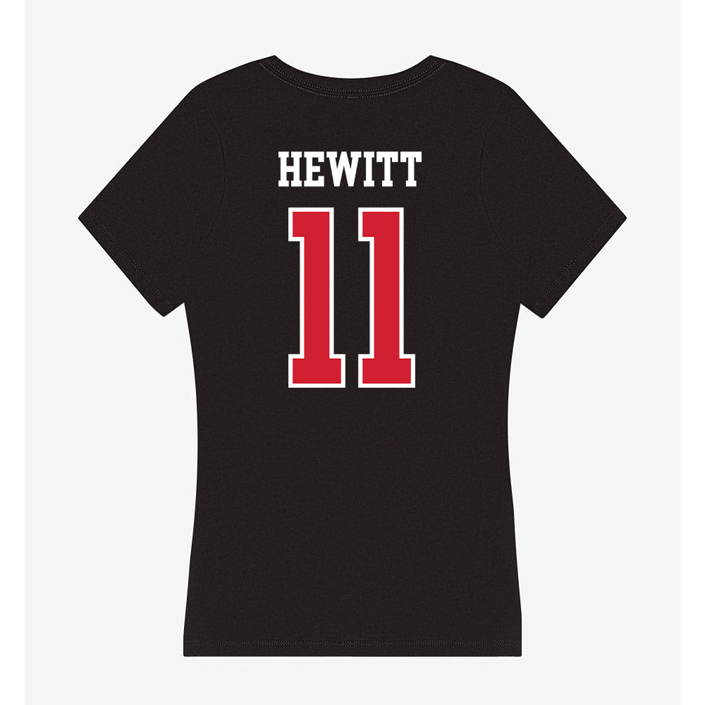 Fresno State - NCAA Baseball : Brady Hewitt - Women's V-Neck T-Shirt-1