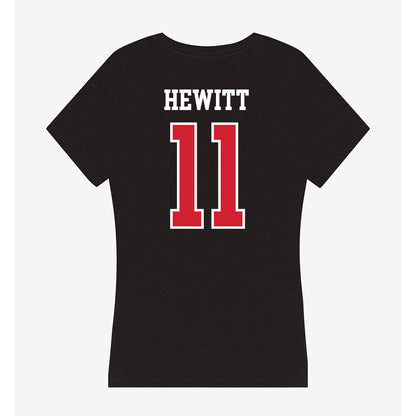 Fresno State - NCAA Baseball : Brady Hewitt - Women's V-Neck T-Shirt-1