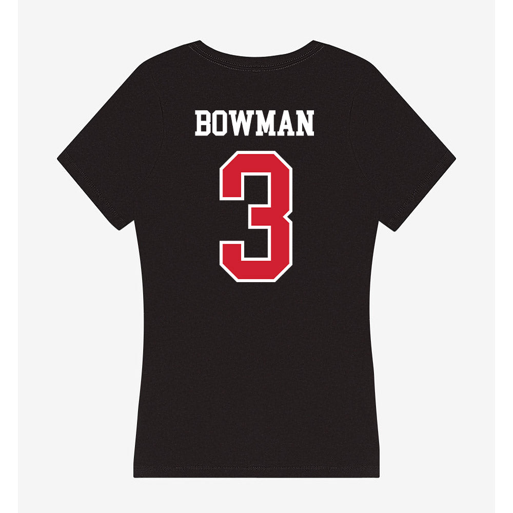 Fresno State - NCAA Women's Soccer : Brooke Bowman - Women's V-Neck T-Shirt-1