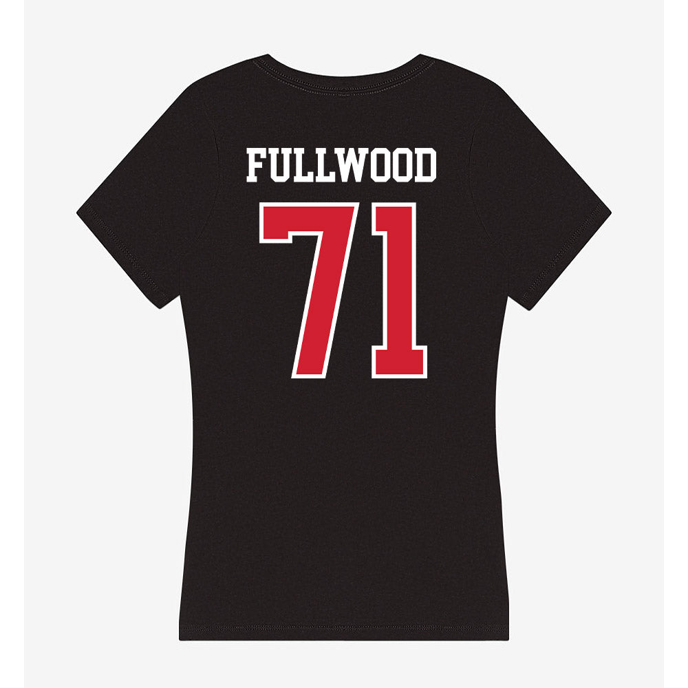 Fresno State - NCAA Football : Rolan Fullwood - Women's V-Neck T-Shirt-1