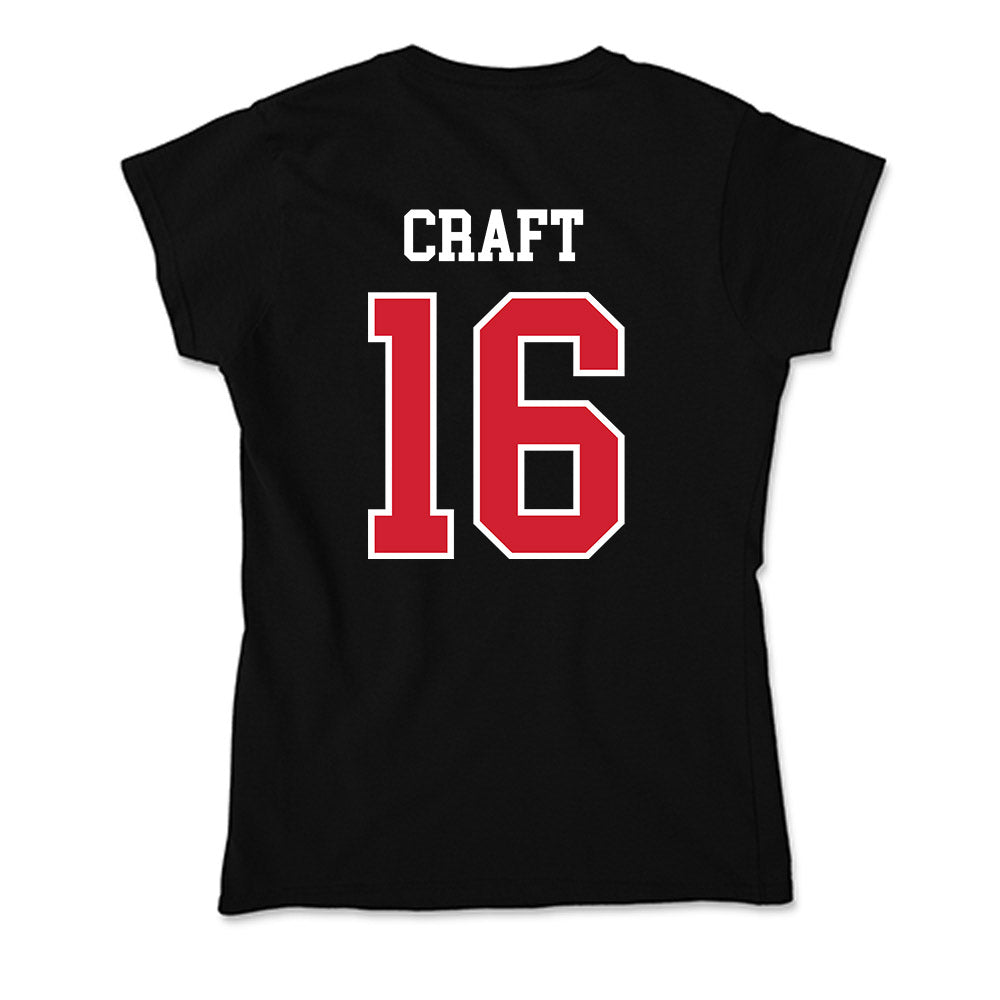 Fresno State - NCAA Football : Jonathan Craft - Soft Style Women’s T-Shirt-1