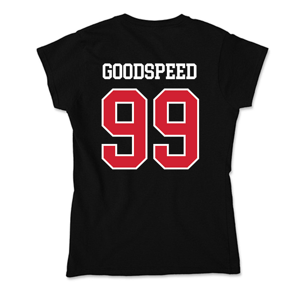 Fresno State - NCAA Football : Logan Goodspeed - Soft Style Women’s T-Shirt-1