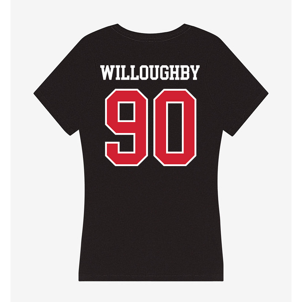 Fresno State - NCAA Football : Cooper Willoughby - Women's V-Neck T-Shirt-1
