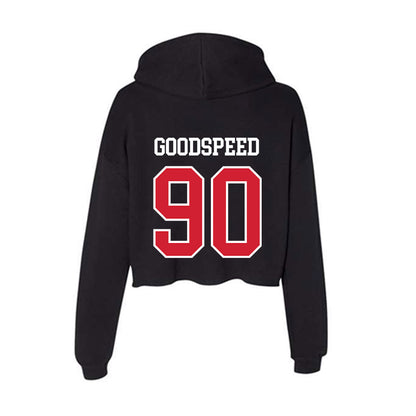 Fresno State - NCAA Football : Logan Goodspeed - Women's Crop Fleece Hoodie-1