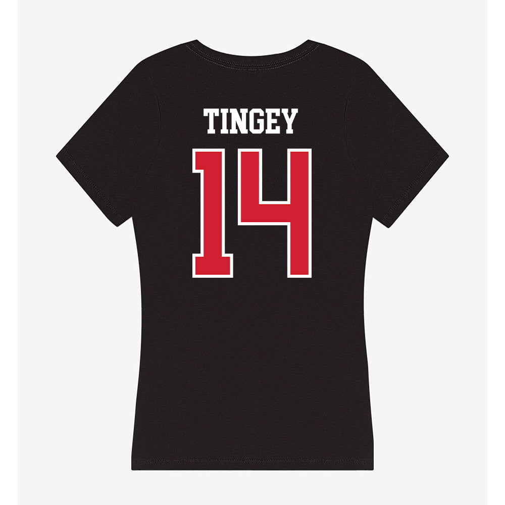 Fresno State - NCAA Softball : Ava Tingey - Women's V-Neck T-Shirt-1