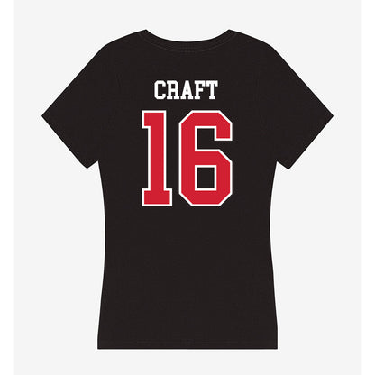 Fresno State - NCAA Football : Jonathan Craft - Women's V-Neck T-Shirt-1