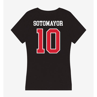 Fresno State - NCAA Baseball : Griffen Sotomayor - Women's V-Neck T-Shirt-1