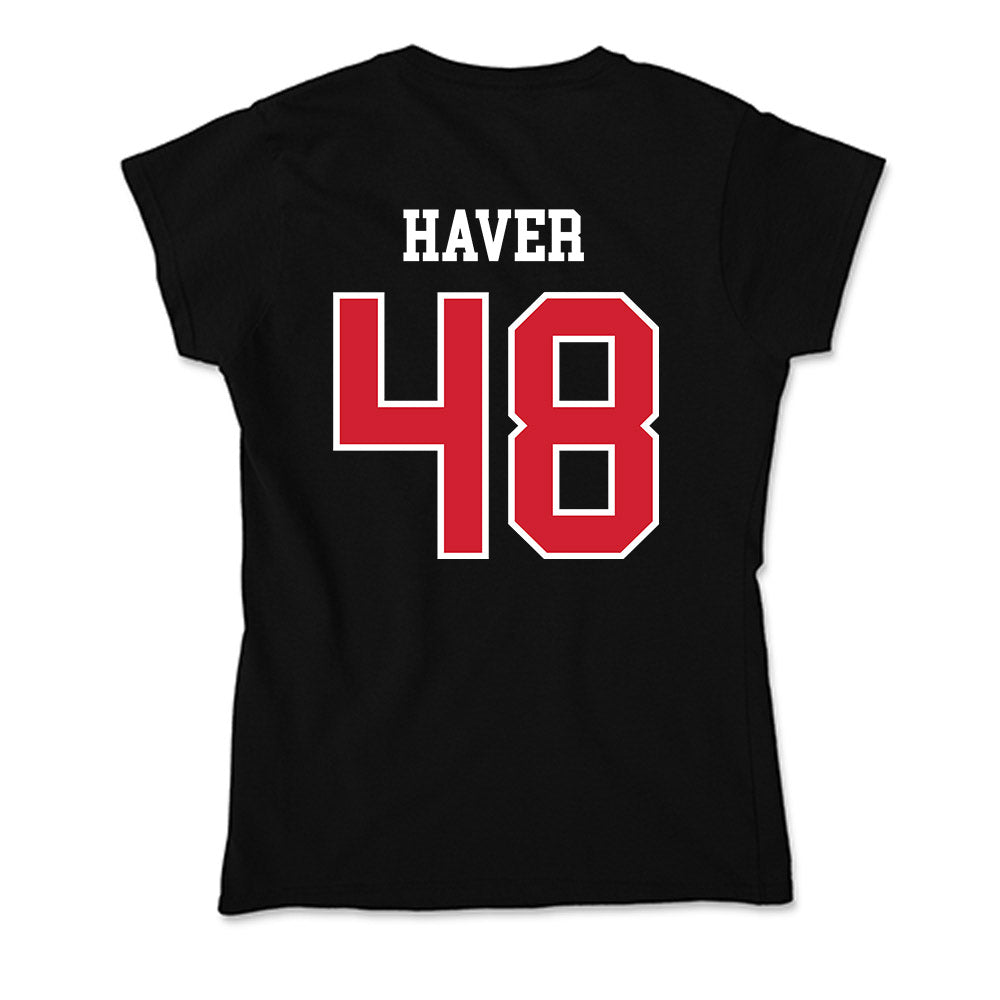 Fresno State - NCAA Baseball : Jordan Haver - Soft Style Women’s T-Shirt-1