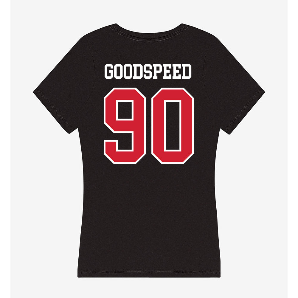 Fresno State - NCAA Football : Logan Goodspeed - Women's V-Neck T-Shirt-1