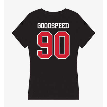 Fresno State - NCAA Football : Logan Goodspeed - Women's V-Neck T-Shirt-1