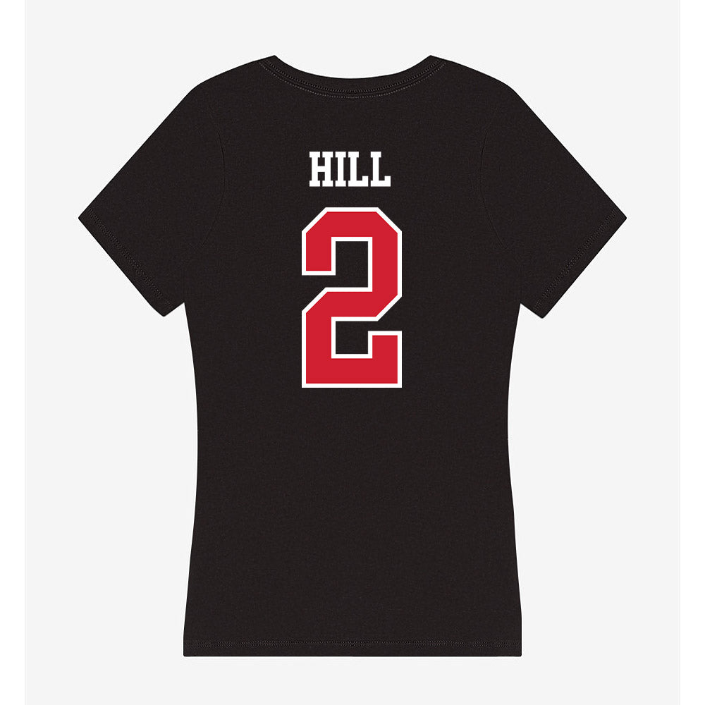 Fresno State - NCAA Softball : Olivia Hill - Women's V-Neck T-Shirt-1