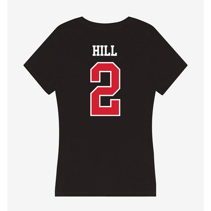 Fresno State - NCAA Softball : Olivia Hill - Women's V-Neck T-Shirt-1