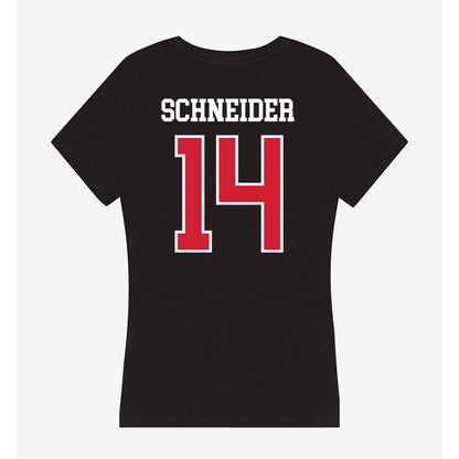 Fresno State - NCAA Baseball : Cam Schneider - Women's V-Neck T-Shirt-1