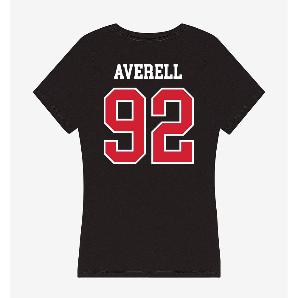 Fresno State - NCAA Football : Luke Averell - Women's V-Neck T-Shirt-1