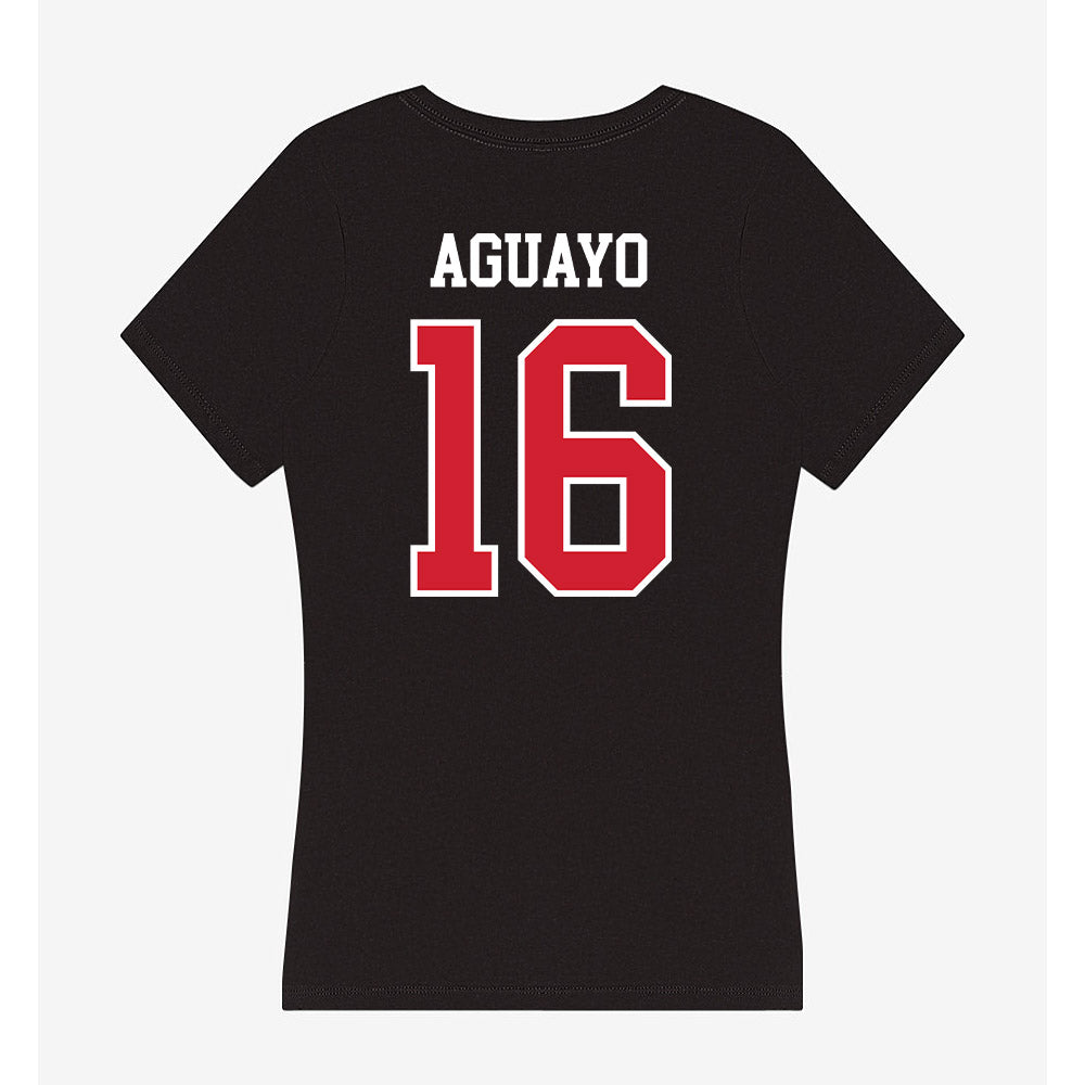 Fresno State - NCAA Softball : Arianna Aguayo - Women's V-Neck T-Shirt-1