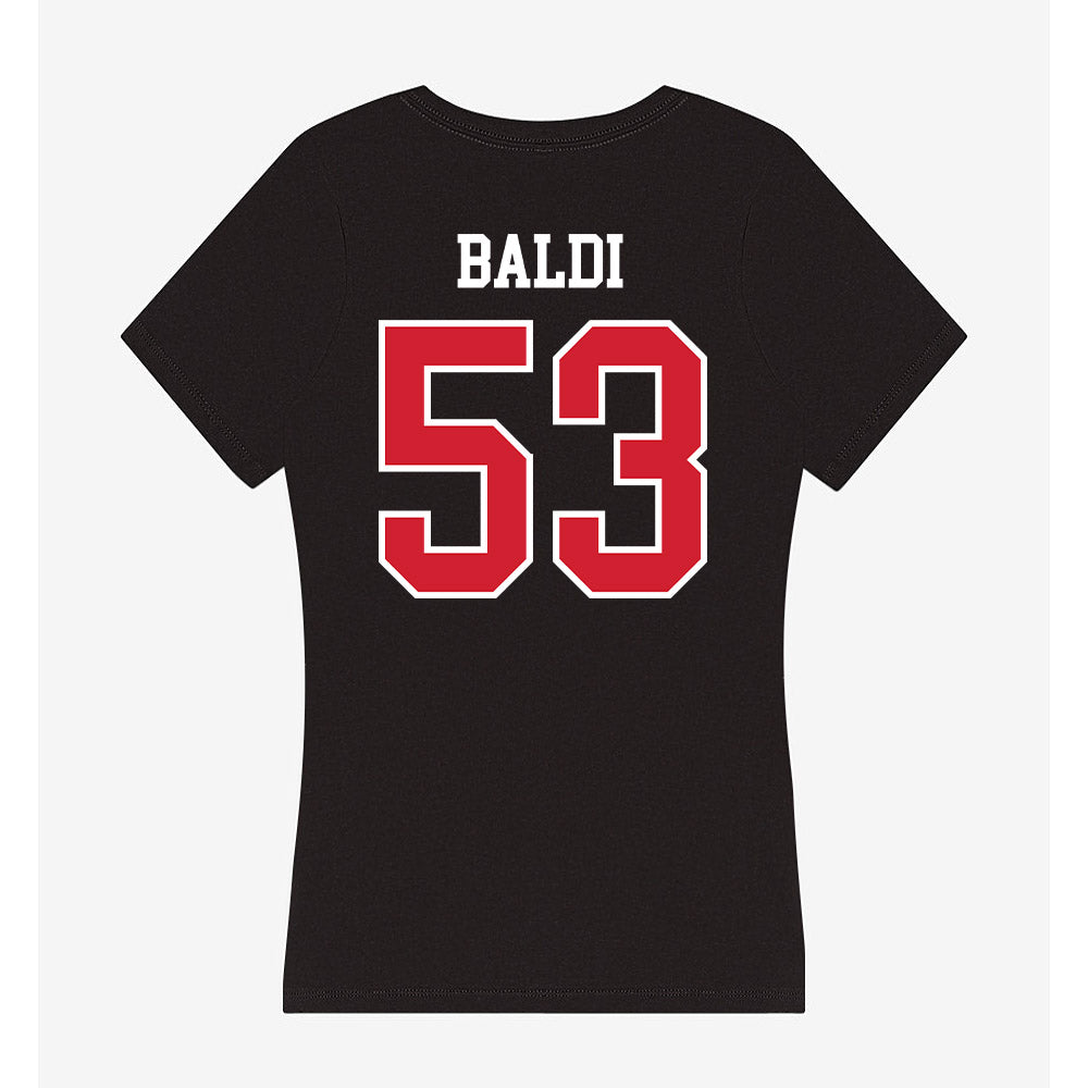 Fresno State - NCAA Football : Jack Baldi - Women's V-Neck T-Shirt-1