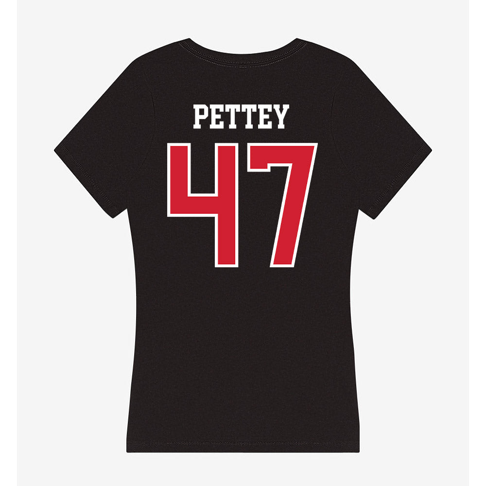 Fresno State - NCAA Softball : Makenna Pettey - Women's V-Neck T-Shirt-1