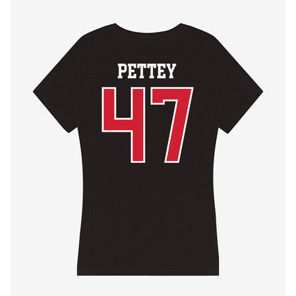 Fresno State - NCAA Softball : Makenna Pettey - Women's V-Neck T-Shirt-1