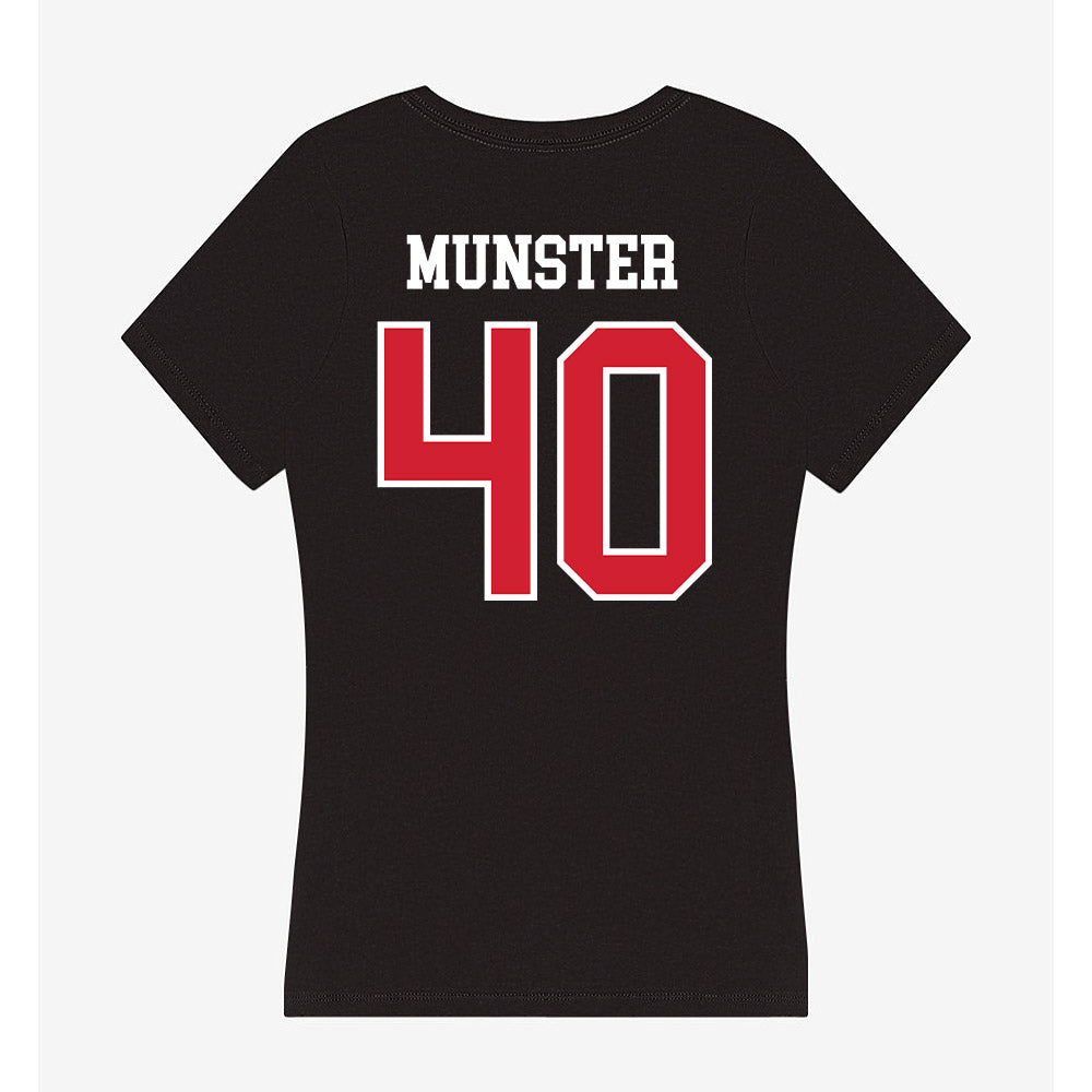 Fresno State - NCAA Baseball : Cayden Munster - Women's V-Neck T-Shirt-1