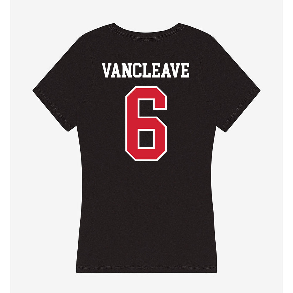 Fresno State - NCAA Softball : Mallory Vancleave - Women's V-Neck T-Shirt-1