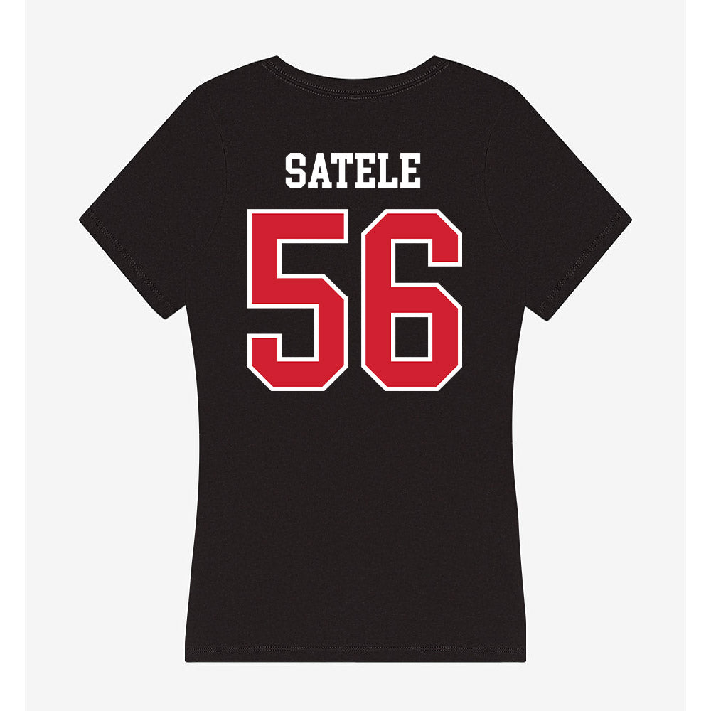 Fresno State - NCAA Football : Jairus Satele - Women's V-Neck T-Shirt-1