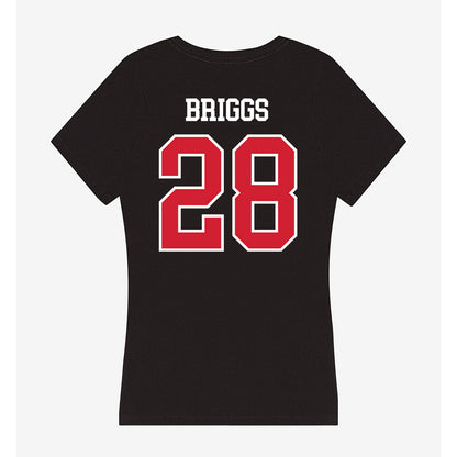 Fresno State - NCAA Football : Jomarion Briggs - Women's V-Neck T-Shirt-1
