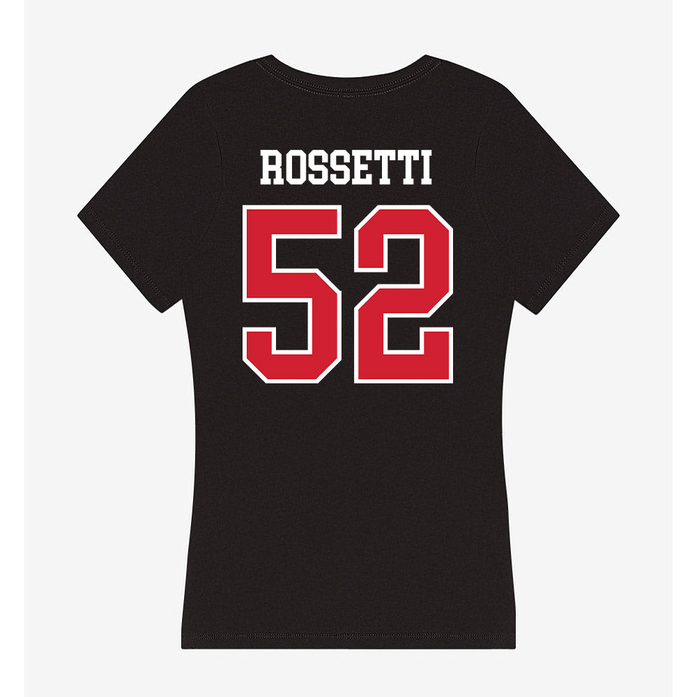 Fresno State - NCAA Football : Ethan Rossetti - Women's V-Neck T-Shirt-1