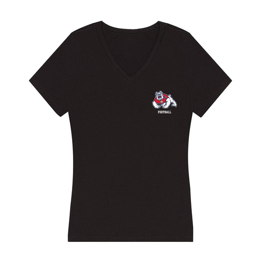 Fresno State - NCAA Football : Xavier Owens - Women's V-Neck T-Shirt-0