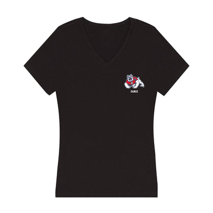 Fresno State - Dance Team : Daphne Doss - Women's V-Neck T-Shirt-0