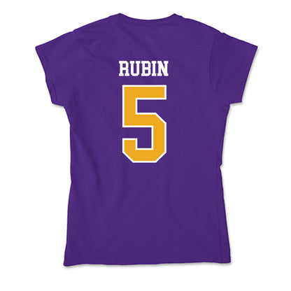 Northern Iowa - NCAA Men's Basketball : Wes Rubin - Soft Style Women’s T-Shirt-1