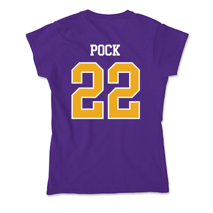 Northern Iowa - NCAA Men's Basketball : Kyle Pock - Soft Style Women’s T-Shirt-1