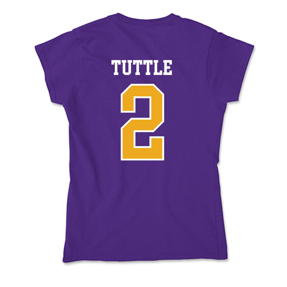 Northern Iowa - NCAA Women's Basketball : Abby Tuttle - Soft Style Women’s T-Shirt-1