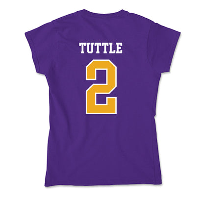 Northern Iowa - NCAA Women's Basketball : Abby Tuttle - Soft Style Women’s T-Shirt-1