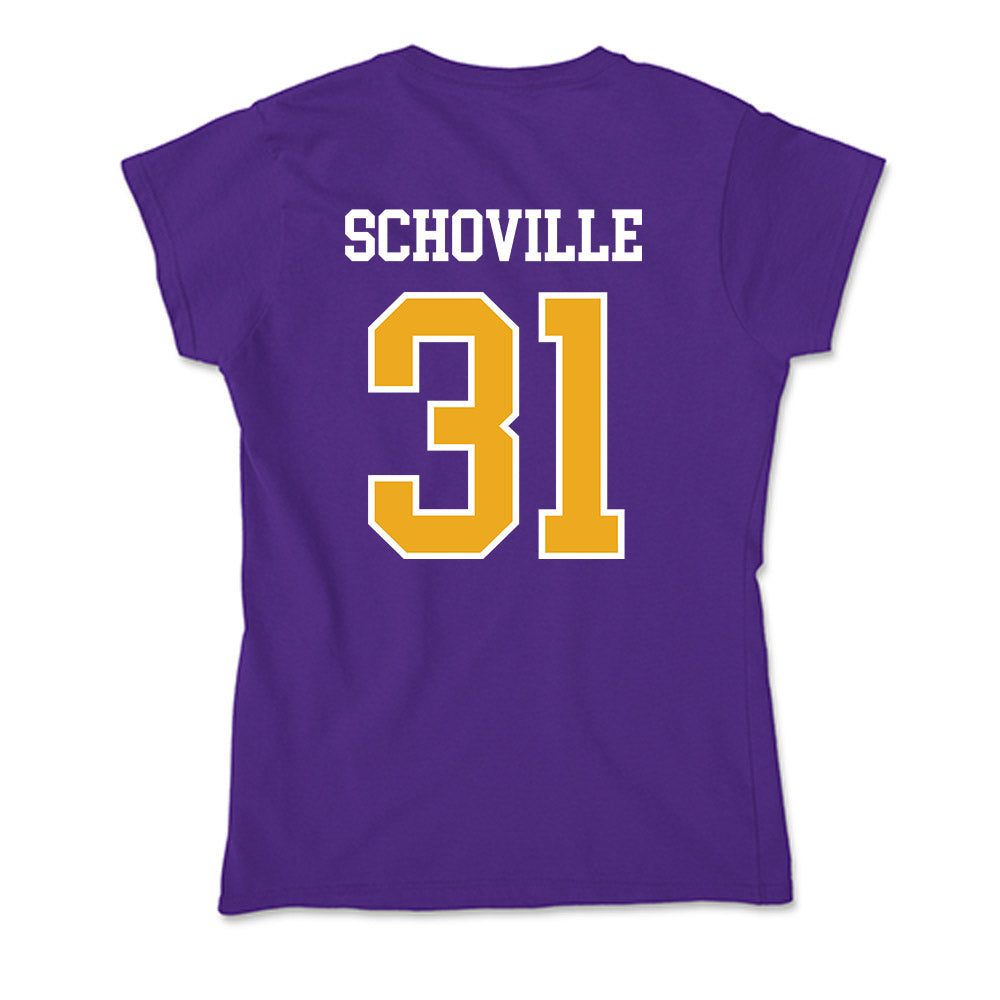 Northern Iowa - NCAA Football : Ethan Schoville - Soft Style Women’s T-Shirt-1