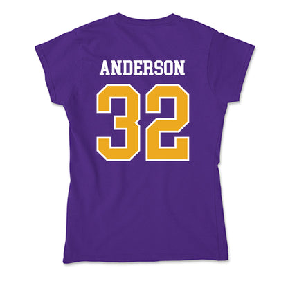 Northern Iowa - NCAA Men's Basketball : Tytan Anderson - Soft Style Women’s T-Shirt-1