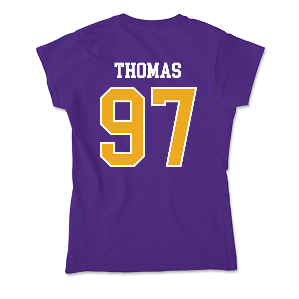Northern Iowa - NCAA Football : Theo Thomas - Soft Style Women’s T-Shirt-1