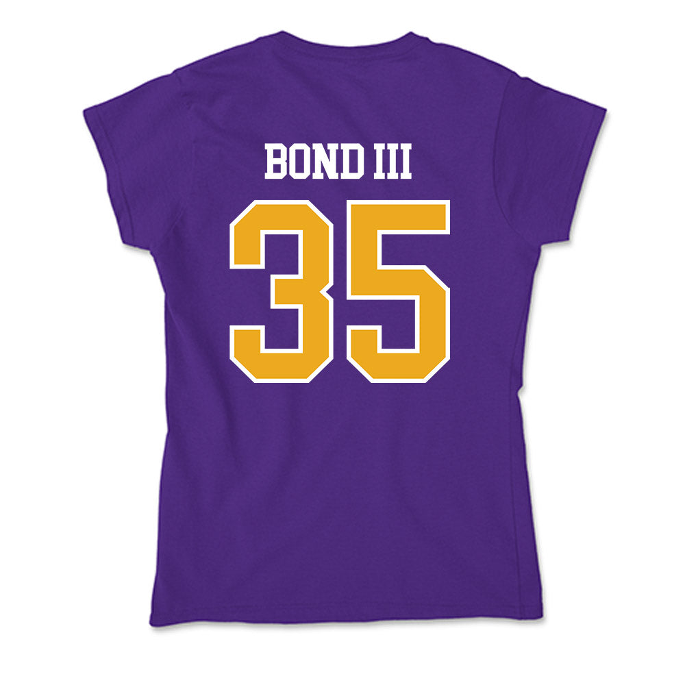 Northern Iowa - NCAA Men's Basketball : Leon Bond III - Soft Style Women’s T-Shirt-1