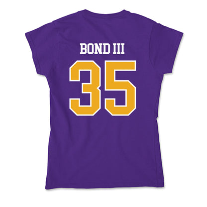 Northern Iowa - NCAA Men's Basketball : Leon Bond III - Soft Style Women’s T-Shirt-1