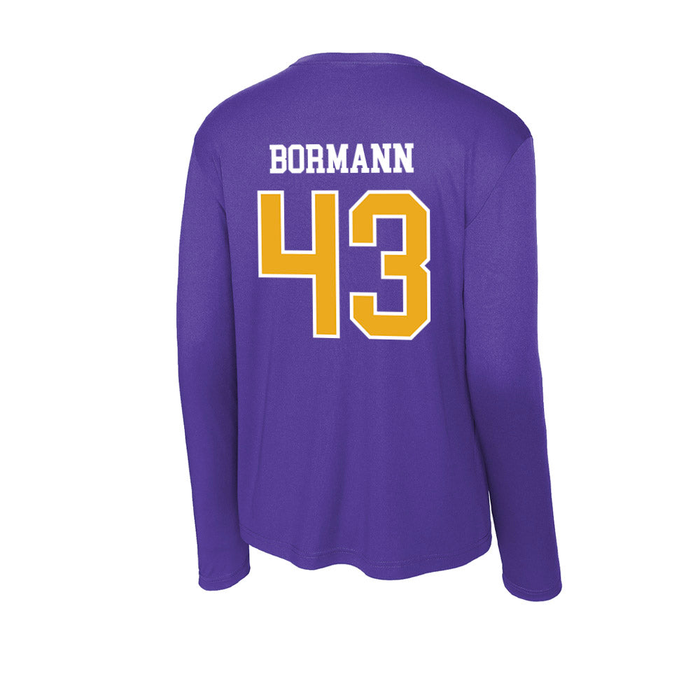 Northern Iowa - NCAA Football : Michael Bormann - Activewear Long Sleeve T-Shirt-1