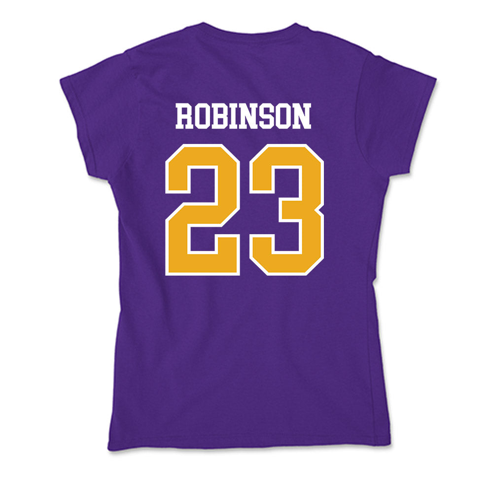 Northern Iowa - NCAA Women's Basketball : Bri Robinson - Soft Style Women’s T-Shirt-1