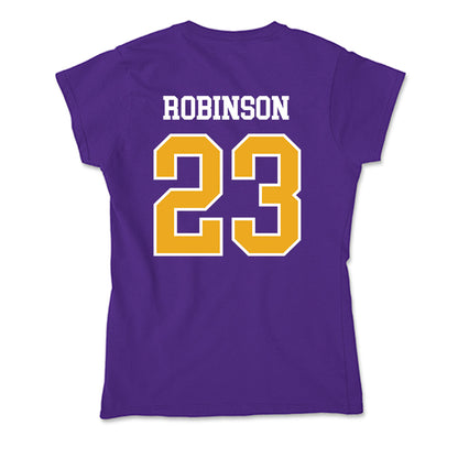 Northern Iowa - NCAA Women's Basketball : Bri Robinson - Soft Style Women’s T-Shirt-1