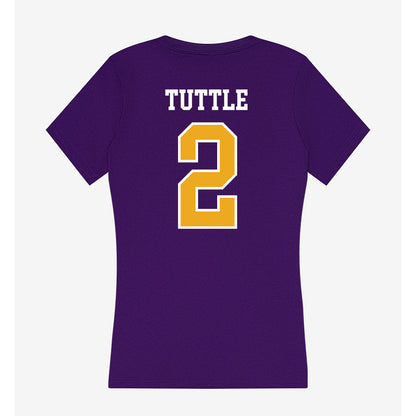 Northern Iowa - NCAA Women's Basketball : Abby Tuttle - Women's V-Neck T-Shirt-1
